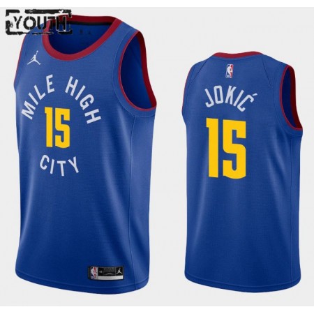 Kinder NBA Denver Nuggets Trikot Nikola Jokic 15 Jordan Brand 2020-2021 Statement Edition Swingman